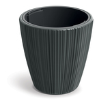 Květináč ORO 29,9 cm - barva: tmavě šedá