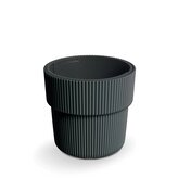 Květináč MILLY s vkladem 39 cm - barva: uhelná