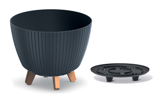 Květináč LAMIA 23,2 cm - barva: antracit