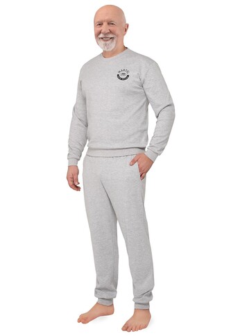 Piżama Martel 417 Konrad III dł/r M-3XL szary XL