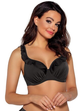 Biustonosz kąpielowy soft Ava SK 213 black 70D