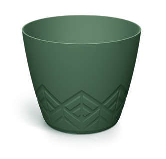 Květináč ARECO 29,5 cm - barva: tmavě zelená