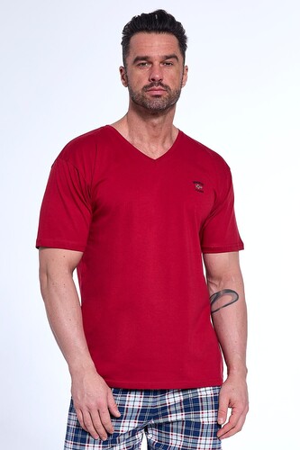 Piżama Cornette 326/180 Norway kr/r S-2XL męska bordowy M