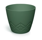 Květináč ARECO 23,8 cm - barva: tmavě zelená