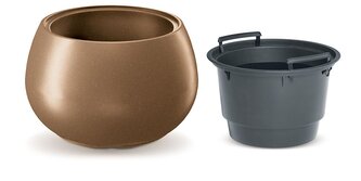 Květináč HEOS ECO WOOD s vkladem 37 cm - barva: naturo ECO Květináč HEOS ECO WOOD s vkladem 37 cm - barva: naturo ECO