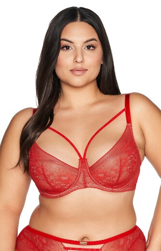 Biustonosz semi soft Ava 2127 Red red 70F