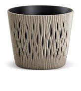 Květináč SANDY ROUND ECO WOOD 26,2 cm - barva: naturo ECO