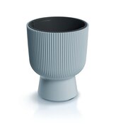 Květináč MILLY s vkladem 23,9 cm - barva: světle šedá