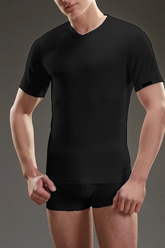 Koszulka Cornette 531 New High Emotion kr/r M-2XL czarny XL