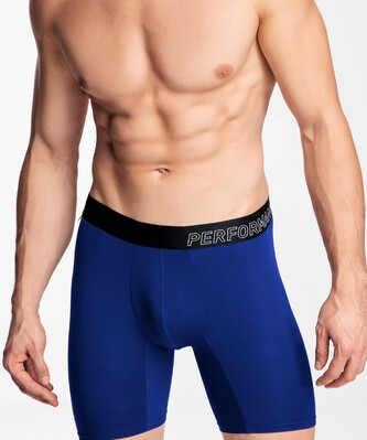 Bokserki Atlantic Performance MH-1181 S-2XL niebieski ciemny M