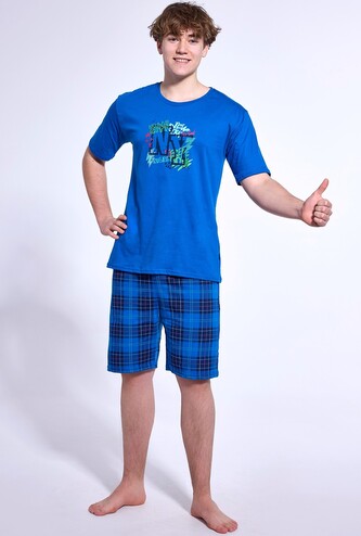 Piżama Cornette F&Y 551/51 Freestyle 164-188 cobalt 170/S