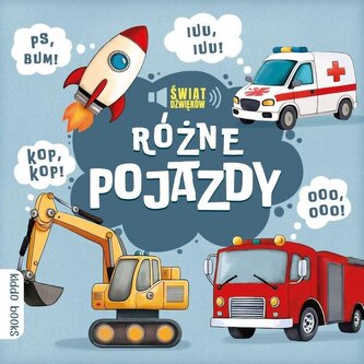 Książeczka kartonowa różne pojazdy