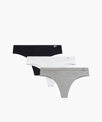 Figi Atlantic 3CLP-005 brazyliany A'3 S-XL czarny-biały-szary melanż XL