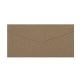 Ozdobné obálky Kraft - DL, 120 g, tm.béžové, 10 ks