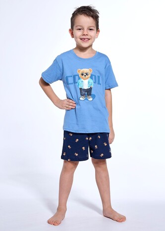 Piżama Cornette Kids Boy 789/119 Cool kr/r 86-128 niebieski 98-104