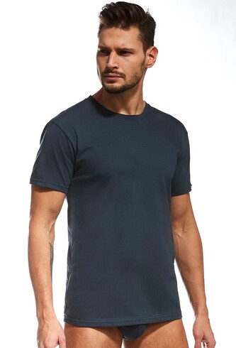 Koszulka Cornette 202 New kr/r 3XL-5XL grafitowy 3XL
