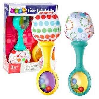 Grzechotki z miękką piłeczką 2szt