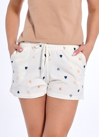 Spodenki piżamowe Cornette 609/15 S-2XL damskie ekri L