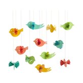 Haba Craft Kit Kreatívna sada Prvé skladanie Vtáčiky závesné