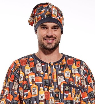 Koszula Cornette 110/23 Alkohol dł/r S-2XL męska grafitowy L