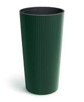 Květináč LAMIA SLIM 25 cm - barva: tmavě zelená