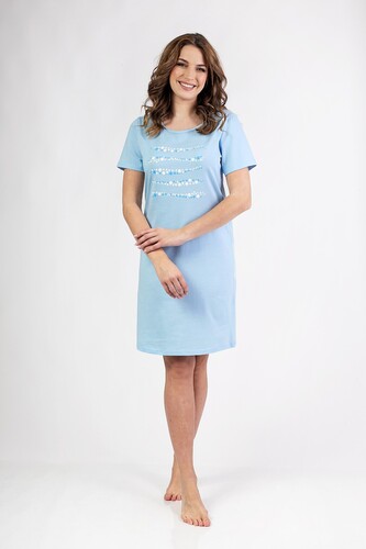 Koszula Regina 151 kr/r M-XL W25 damska niebieski L