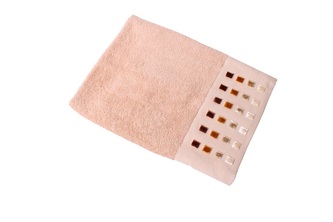 RĘCZNIK BAMBU KOSTKA 50X90 FROTTE BRĄZ