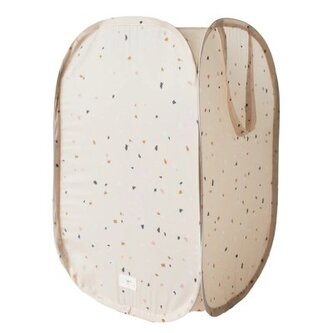 3 SPROUTS Skládací úložný koš Recycled Terrazzo Beige