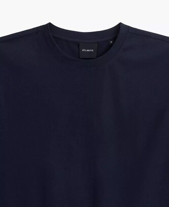 Koszulka Atlantic NMT-033 T-Shirt S-2XL granatowy M