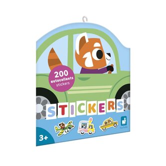 Janod Stickers Samolepky Dopravné prostiedky 200 ks od 3 rokov