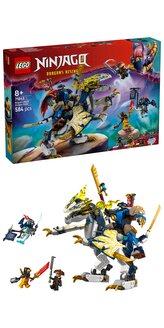 LEGO® NINJAGO® 71843 Rogue a robotický dračí jezdec
