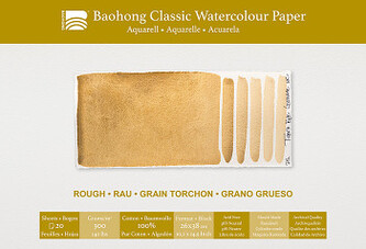 Akvarelový blok Baohong Classic 26x36cm rough 300g