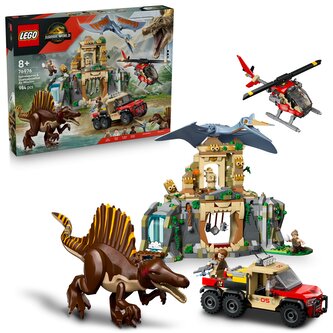 LEGO® Jurassic World 76976 Letecká mise se spinosaurem a quetzalcoatlem