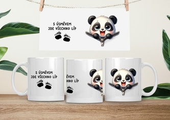 Hrneček čumáček 330ml porcelán Panda Hrneček čumáček 330ml porcelán Panda