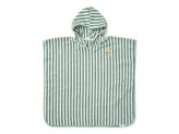 Plážové pončo Seashells / Stripes Surf Blue