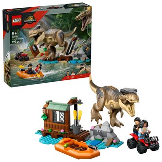 LEGO® Jurassic World 76975 T-rex a útěk po řece