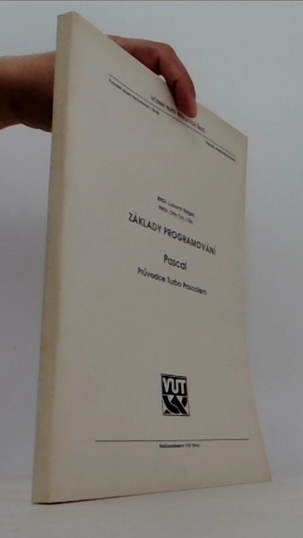Základy programování - PASCAL - Průvodce TURBOPASCALEM 5.0