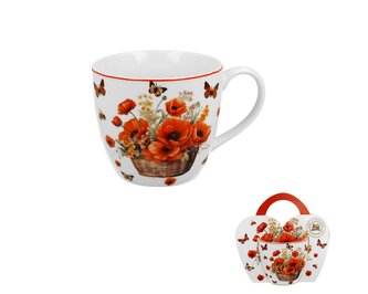 Kubek 460 ml w "koszyczku" Kosze Kwiatów MAKI