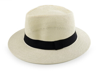 Pánský letní klobouk / slamák - 1 ks - 5 (vel. 56) přírodní sv.