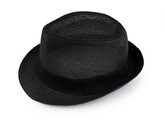 Pánský letní klobouk / slamák unisex - 1 ks - 6 (vel. 60) černá