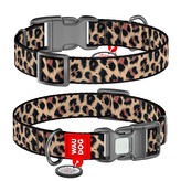 WAUDOG obojek nylon Leopard QR (L/33-49cm/2,5cm)