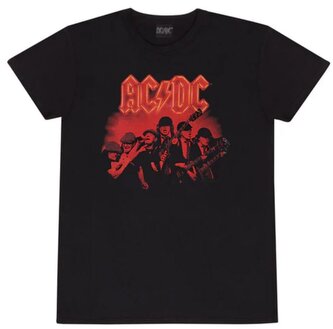 Pánské tričko AC/DC: Power Up Obal alba (XL) černá bavlna