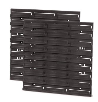 Montážní panel BINEER BOARD 2ks, 386x18x390 mm - barva: černá
