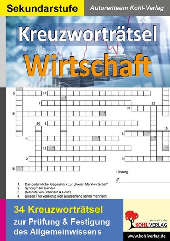 Kreuzworträtsel Wirtschaft
