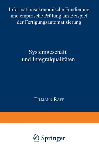 Systemgeschäft und Integralqualitäten