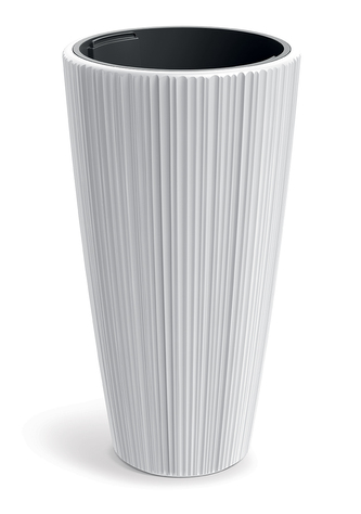 Květináč ORO 39 cm - barva: bílá
