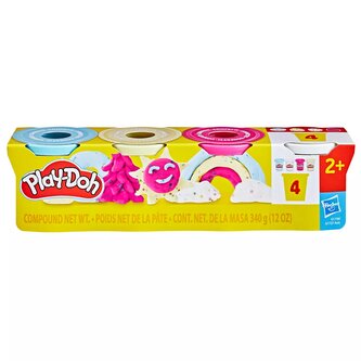 HASBRO - Play-Doh 4ks kelímků s konfetami