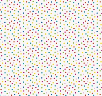 Dárkový balící papír Barevné puntíky, 75 x 150 cm