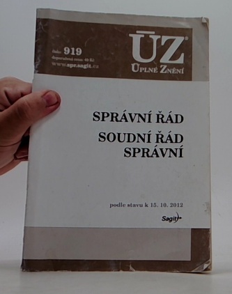 Úplné znění, č. 919 - Správní řád, soudní řád správní