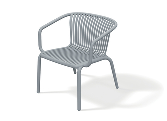 Křeslo BRENE 670x625x740 - barva: šedá